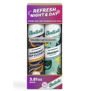 Batiste Refresh Night & Day Duo Dry Shampoo 2 at  3.81 Oz each